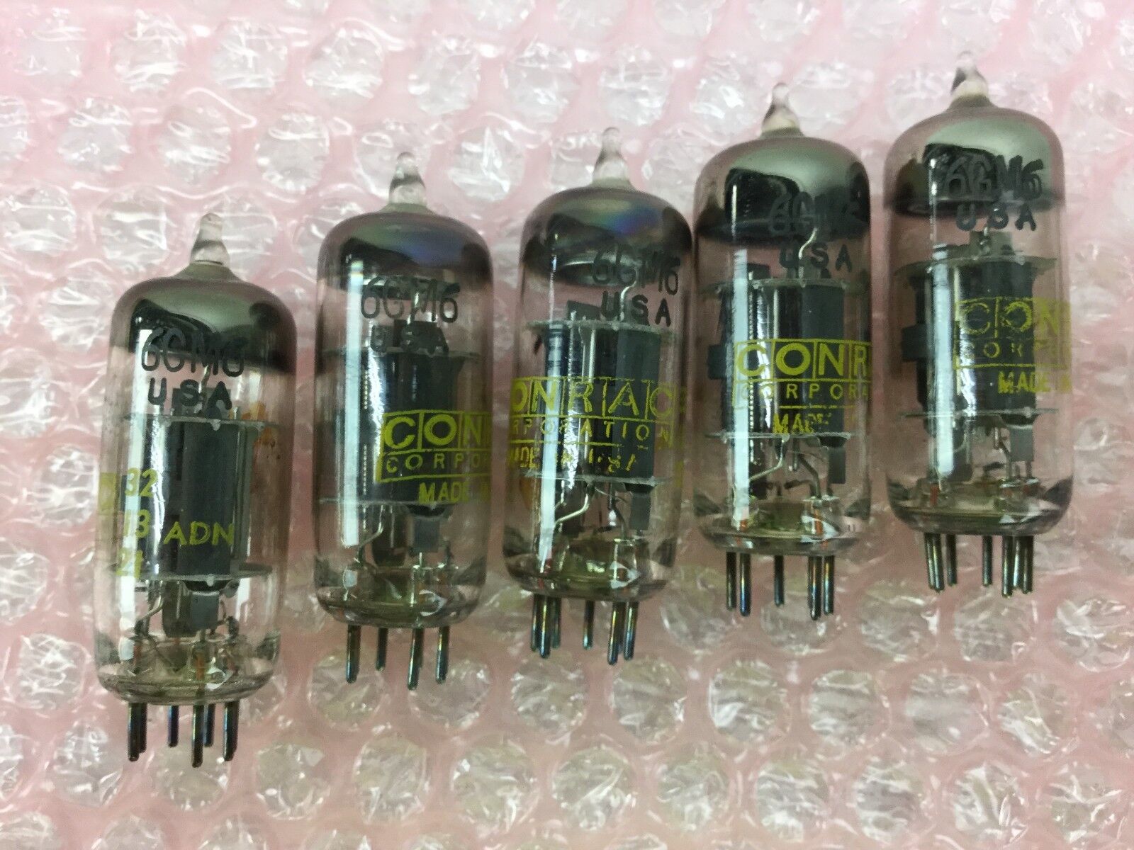 CONRAC 6GM6 Tube, Tested and GOOD, Lot of 5