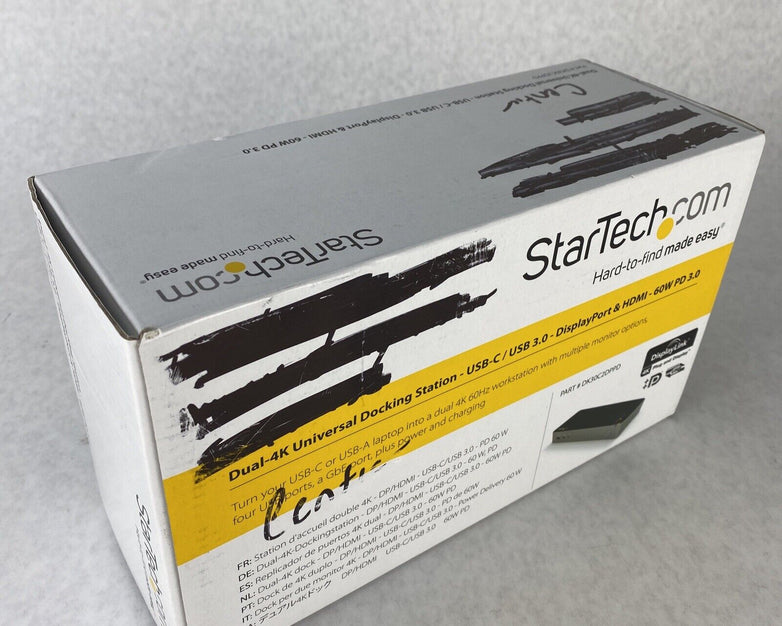 StarTech DK30C2DPPD Dual 4K Universal Laptop Docking Station USB- C USB 3.0