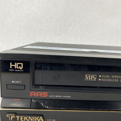 Teknika VCR882 VHS Player VCR Recorder Made in Japan NEEDS REPAIR
