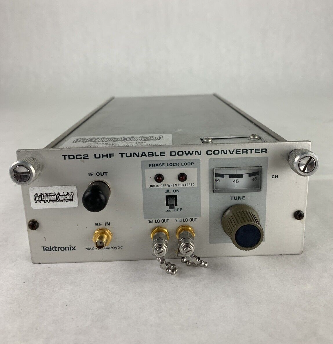 Tektronix TDC2 UHF Tunable Down Converter Untested