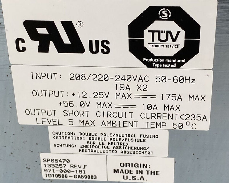 EMC 071-000-191 DMX 1000/2000 175W Power Supply
