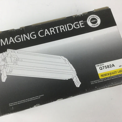 IMAGING CARTRIDGE, Yellow Toner Cartridge Compatible for HP 3800, Q7582A NEW