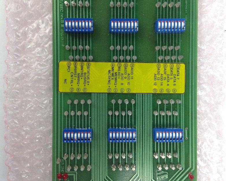 Ace P 2VO 311 Circuit Board 7911/SEC Rev B 06019 Connector Amp 530384-9 8049