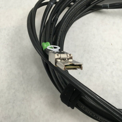 Lot of 2 EMC Molex 8M Mini-HDX4 to Mini SASx4 Cable 038-003-816