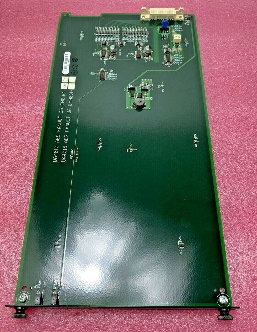 NVision 1 NV4002 case + 2 PS4002 power supplies + 8 DA4010 AES Fanout boards