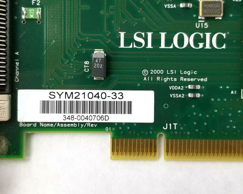 LSI Logic SCSI Controller Host Adapter Board SYM21040-33