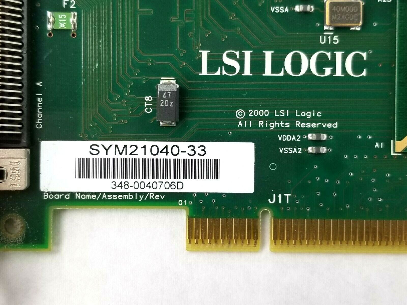 LSI Logic SCSI Controller Host Adapter Board SYM21040-33