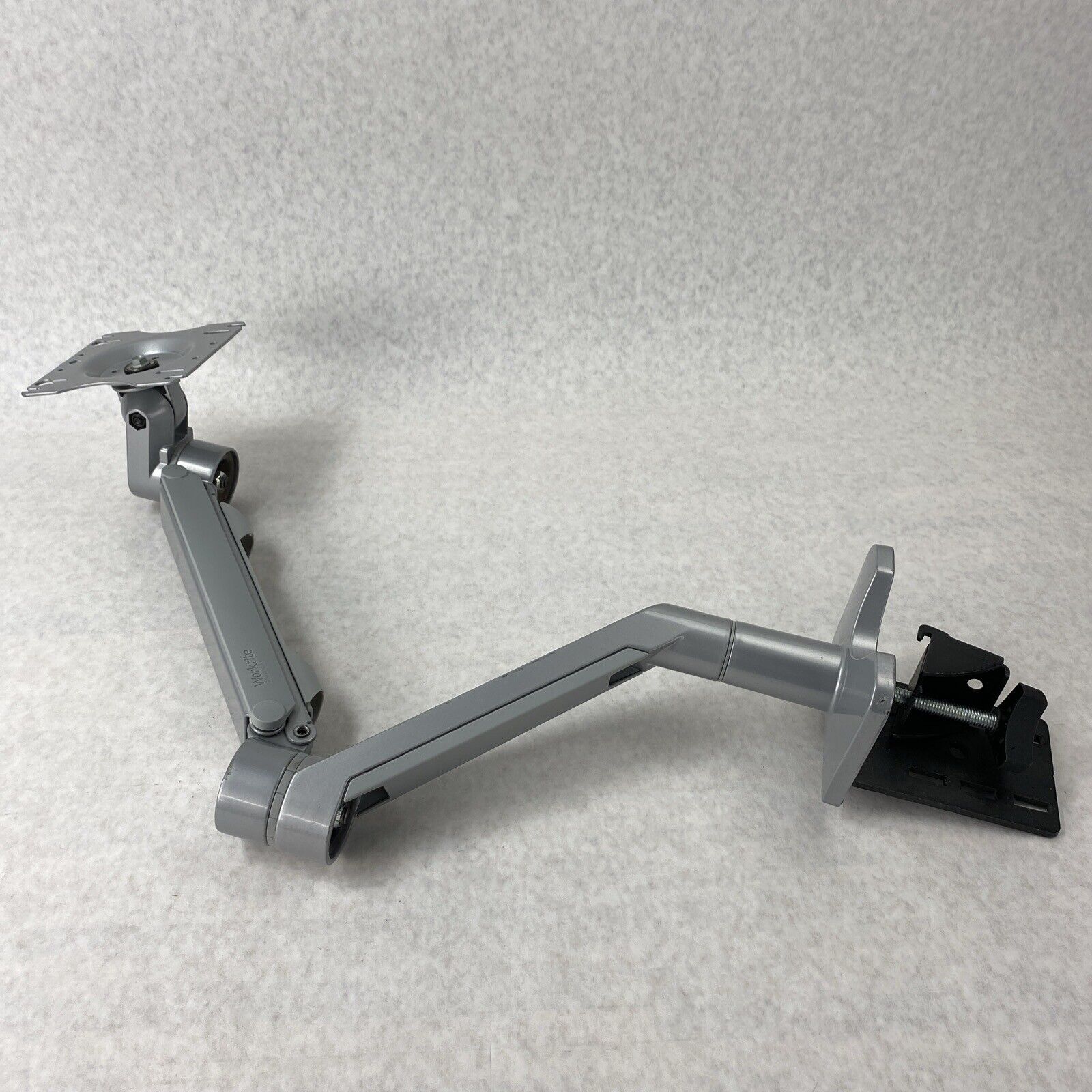 Workrite Ergonomics Articulating Monitor Arm Desk Mount Stand C-Clamp