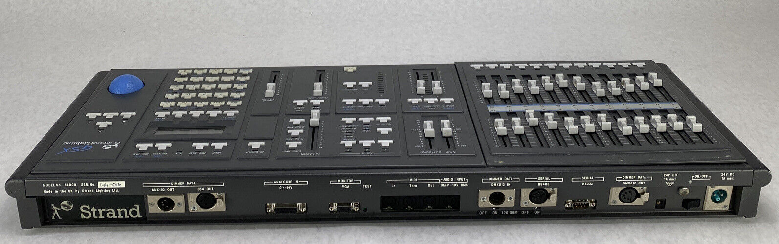 Strand Lighting GSX 64000 125 Channel Console NO POWER SUPPLY