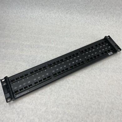 Hubbell P6E48U 2U 48-Port Nextspeed 6 Universal Patch Panel