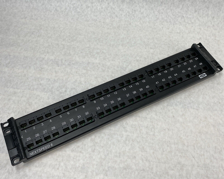 Hubbell P6E48U 2U 48-Port Nextspeed 6 Universal Patch Panel