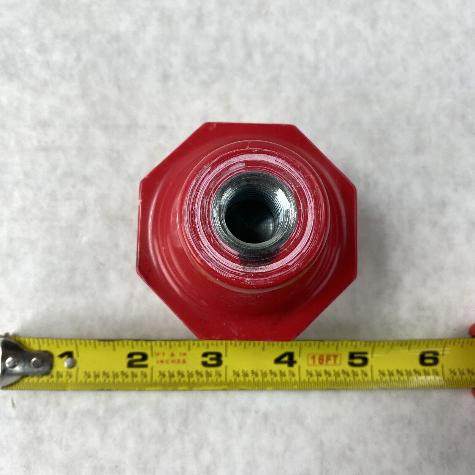Lot( 2 ) 5/8 16mm Female Red Insulator for Bus Bar