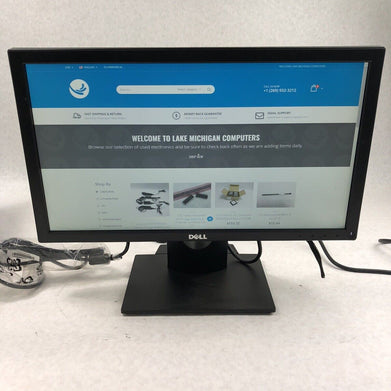 Dell E2016H 20" Widescreen 1600 x 900 LED LCD Monitor VGA E2016Hb 15066