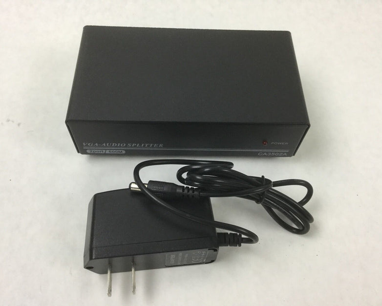 VGA-Audio Splitter, CA3502A, Includes Power Supply