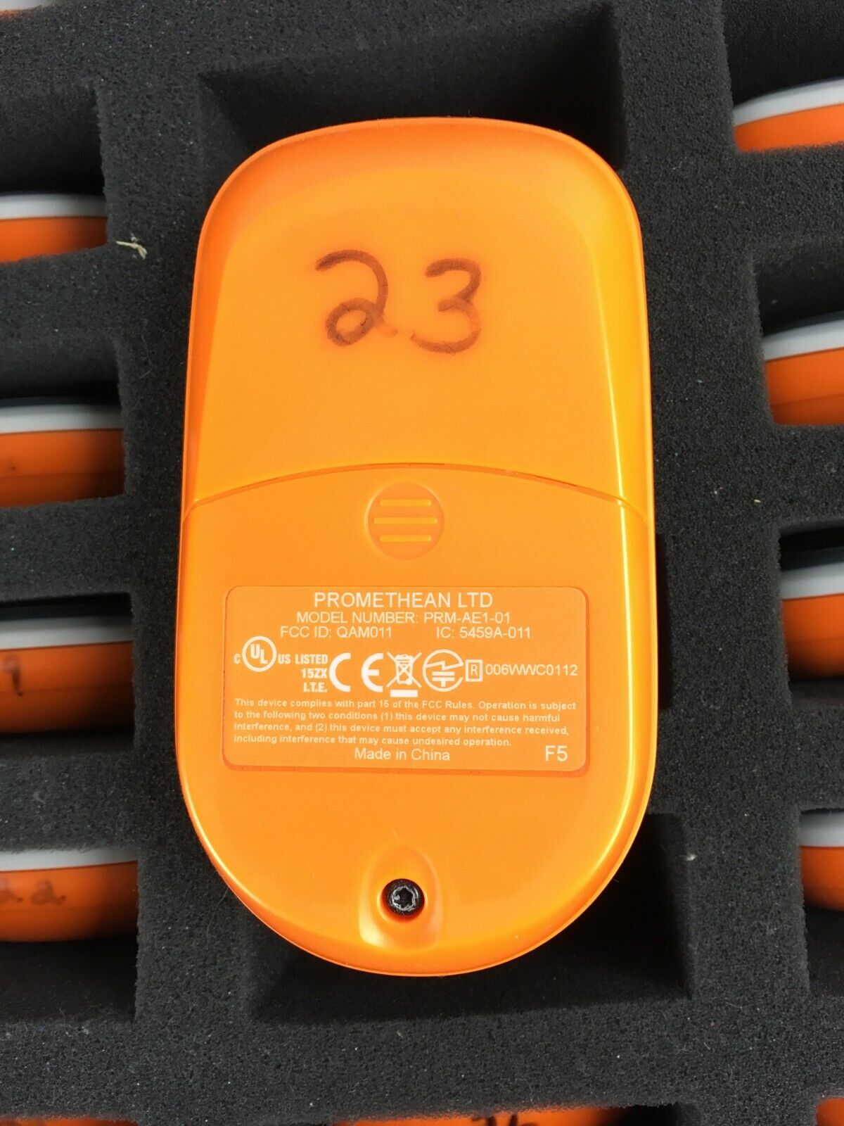 Lot of 32 Promethean Activexpression PRM-AE1-01 Classroom Set With Case No USB