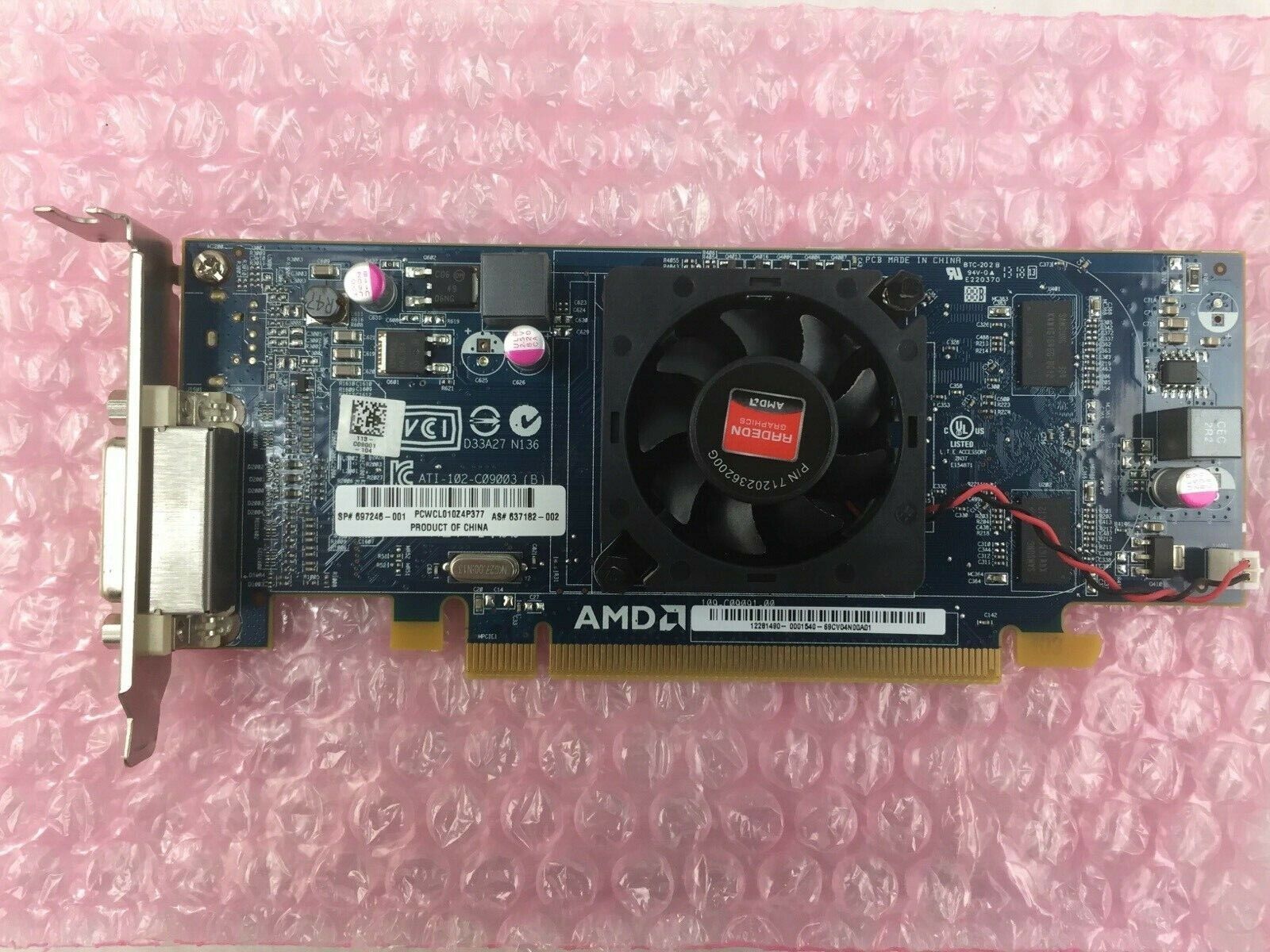 Dell AMD Radeon ATI-102-C09003 (B) 512MB PCI Express Video Card Low Profile