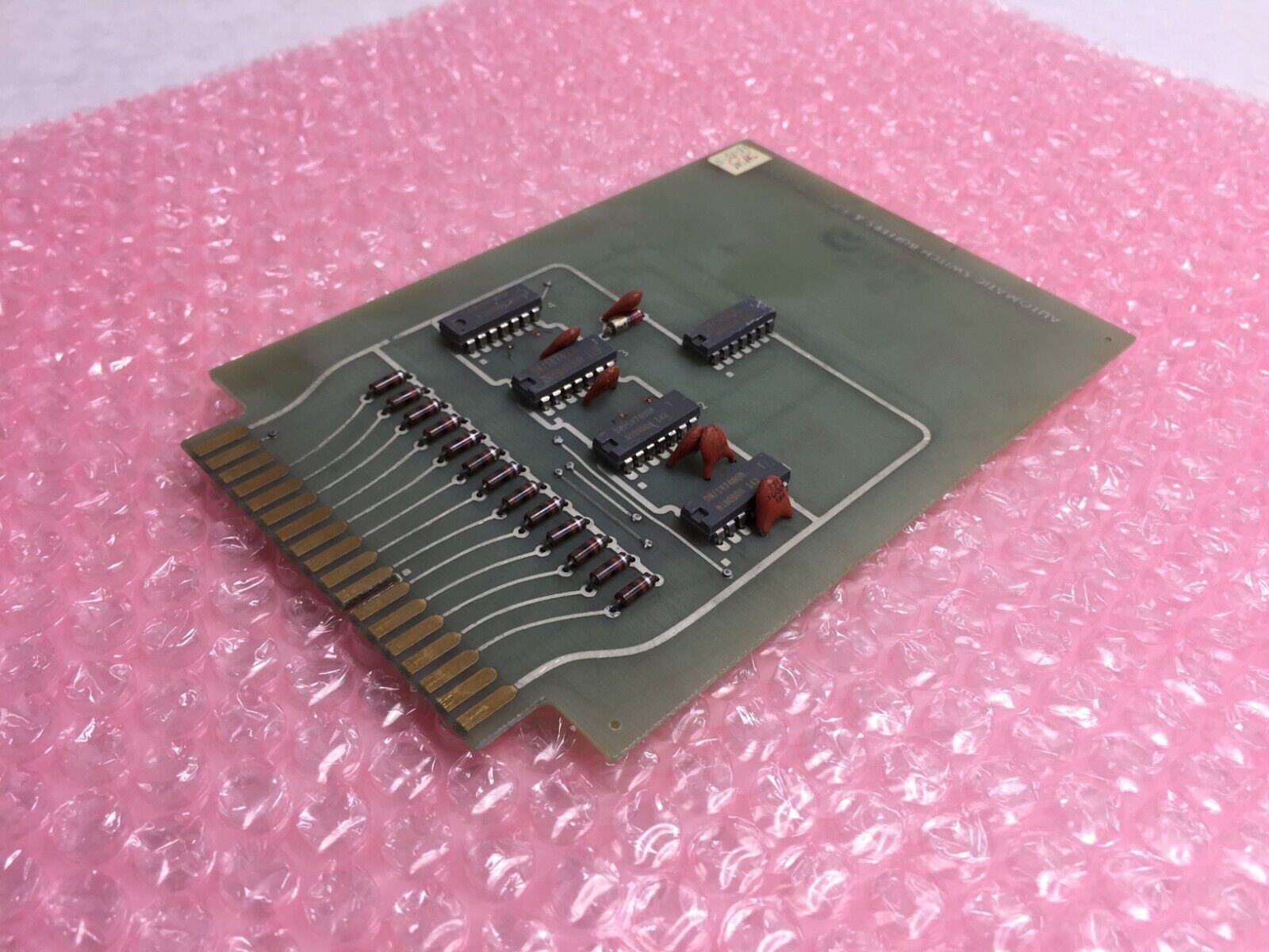 Vintage 1973 MSI  Automatic Switch Buffers & Ejection Logic 24867-1  NC1-W2 Card