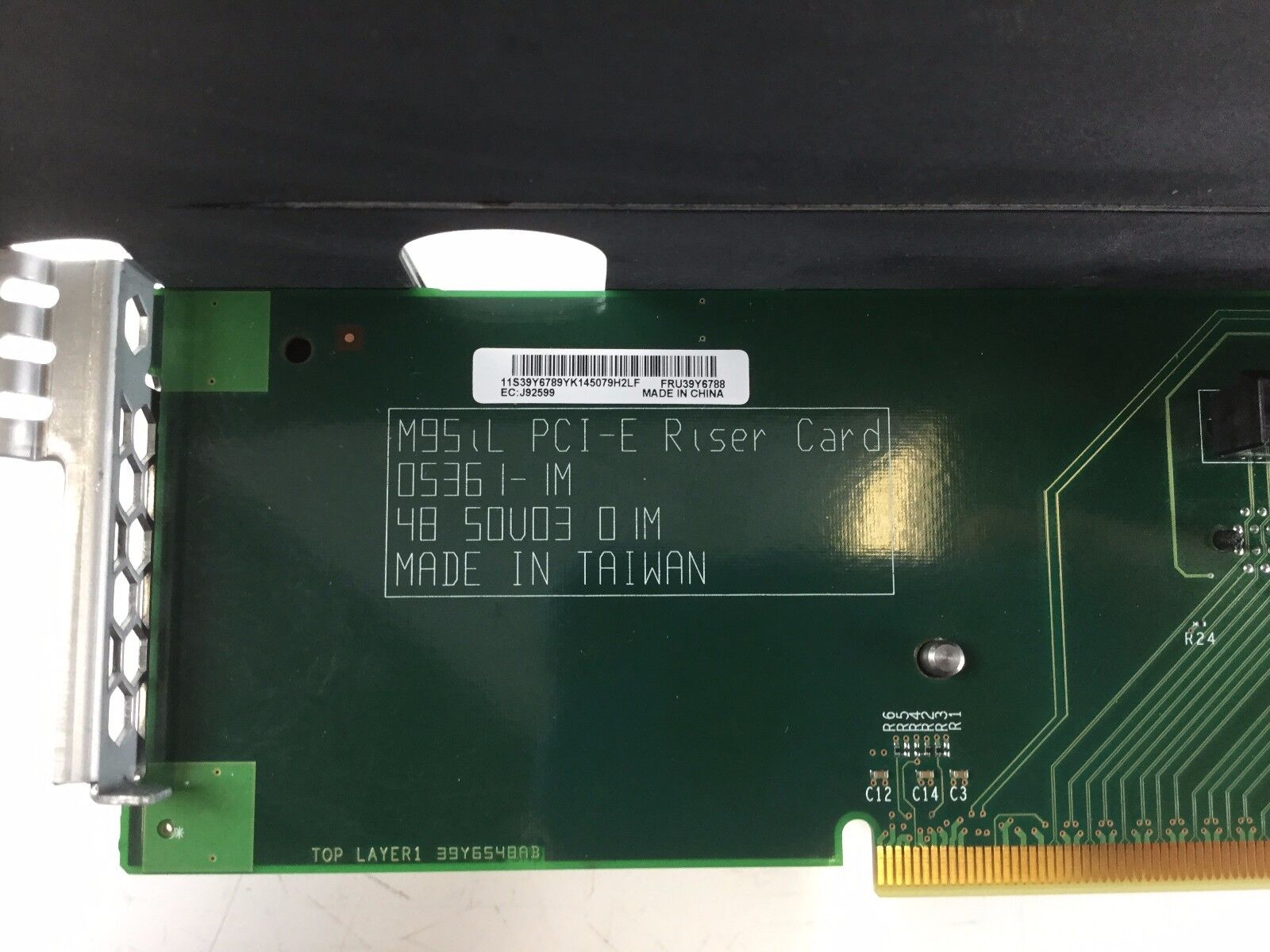 IBM 39M6798 x3650 Server PCI-e Riser Card Tray
