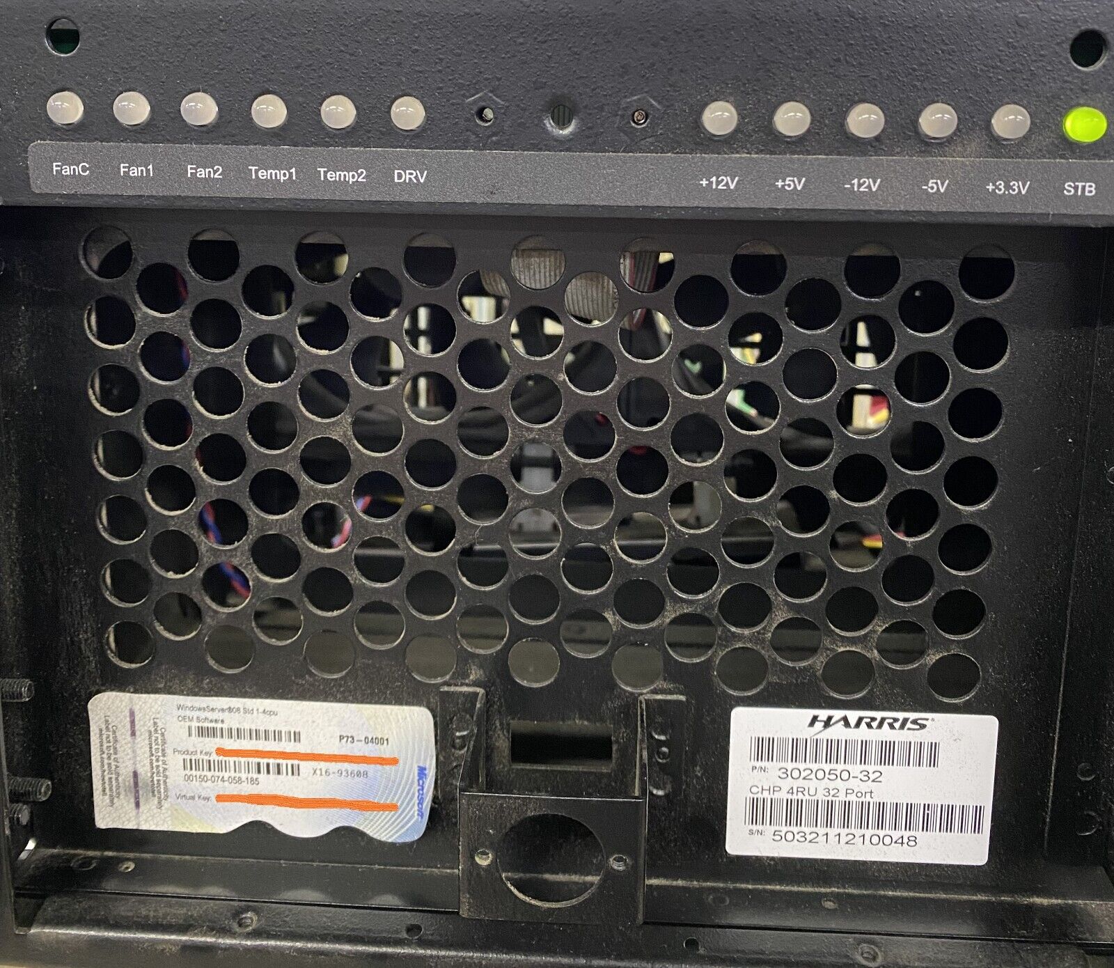 Harris 302050-32 H Class Controller Axiomtek AX6156ETB2F-L-R Industrial Chassis