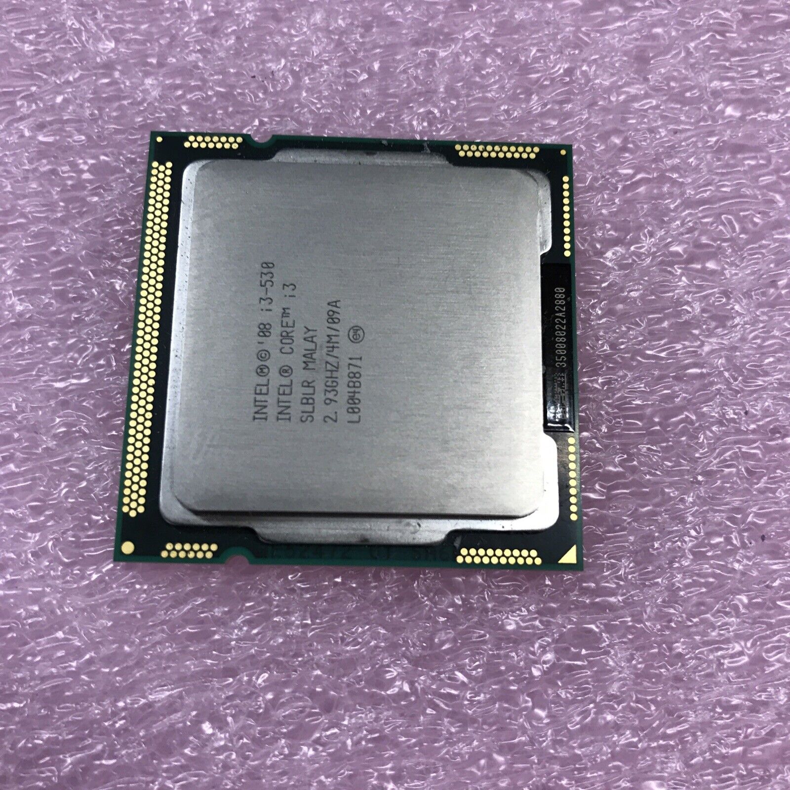 (Lot of 2) Intel Core i3-530 SLBLR MALAY 2.93GHz CPU Processor