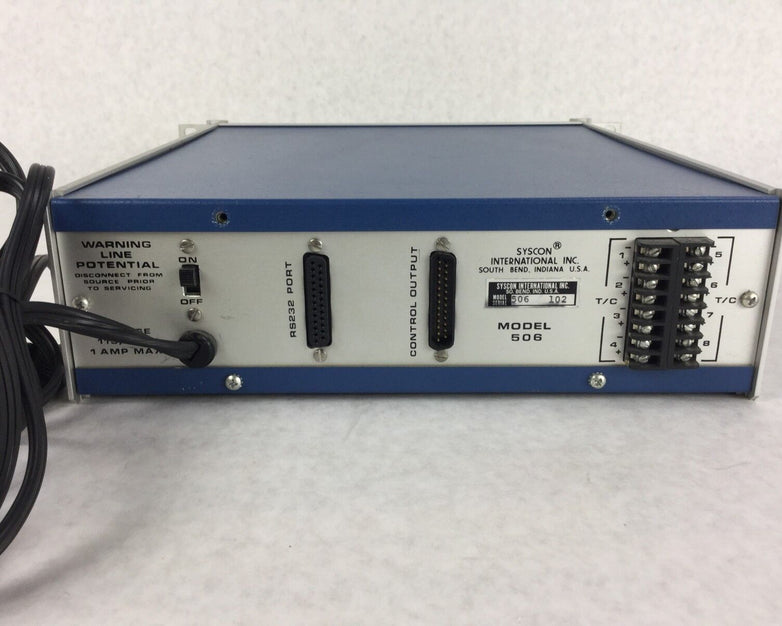 Syscon 506 Digital Temperature Controller Model 502 102