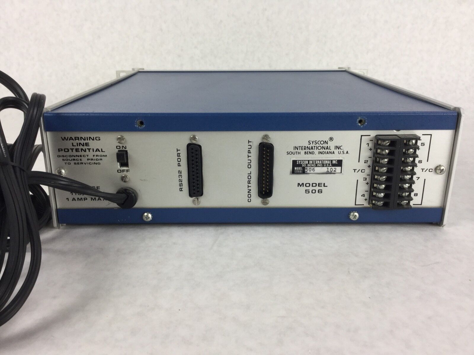 Syscon 506 Digital Temperature Controller Model 502 102