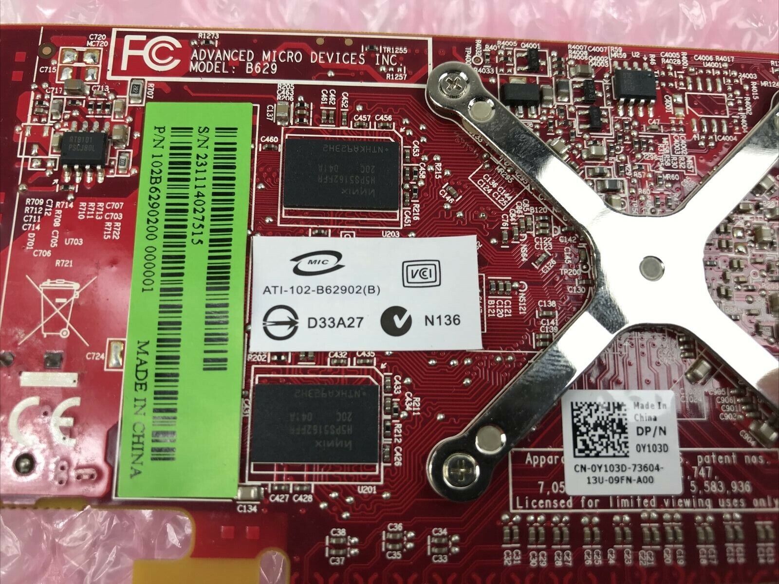 ATI 109-B62941-00 Radeon HD 3450 256MB DDR2 PCIe Video Card Lot of 5