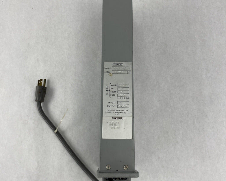 Foxboro 694AC-0AW-6 M/694A Resistance Converter Missing Side Panel