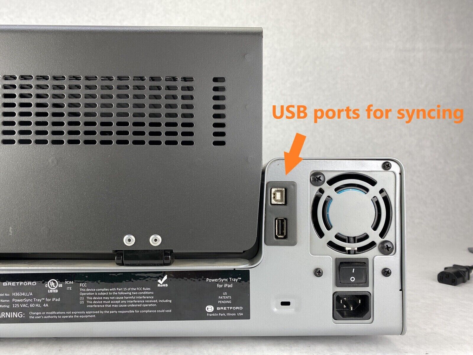 Bretford H3634LL/A PowerSync Tray for iPad Security Cage 10 bay Charging Station