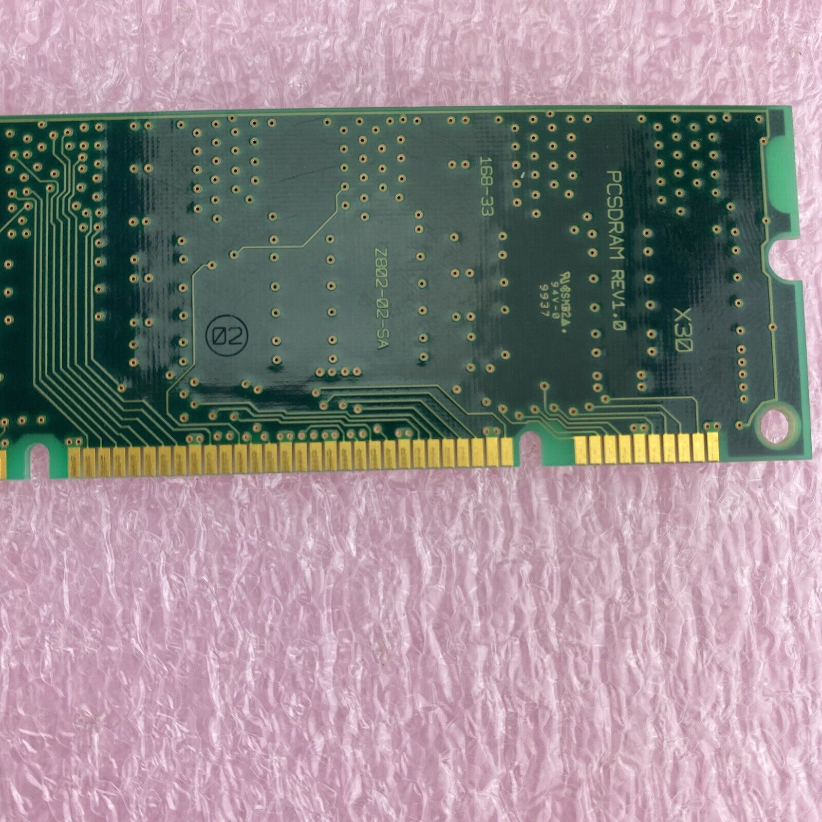 64MB Infineon HYS64V8300GU-8-B 168p PC100 CL2 100MHz 8Mx64 DIMM SDRAM USAmade