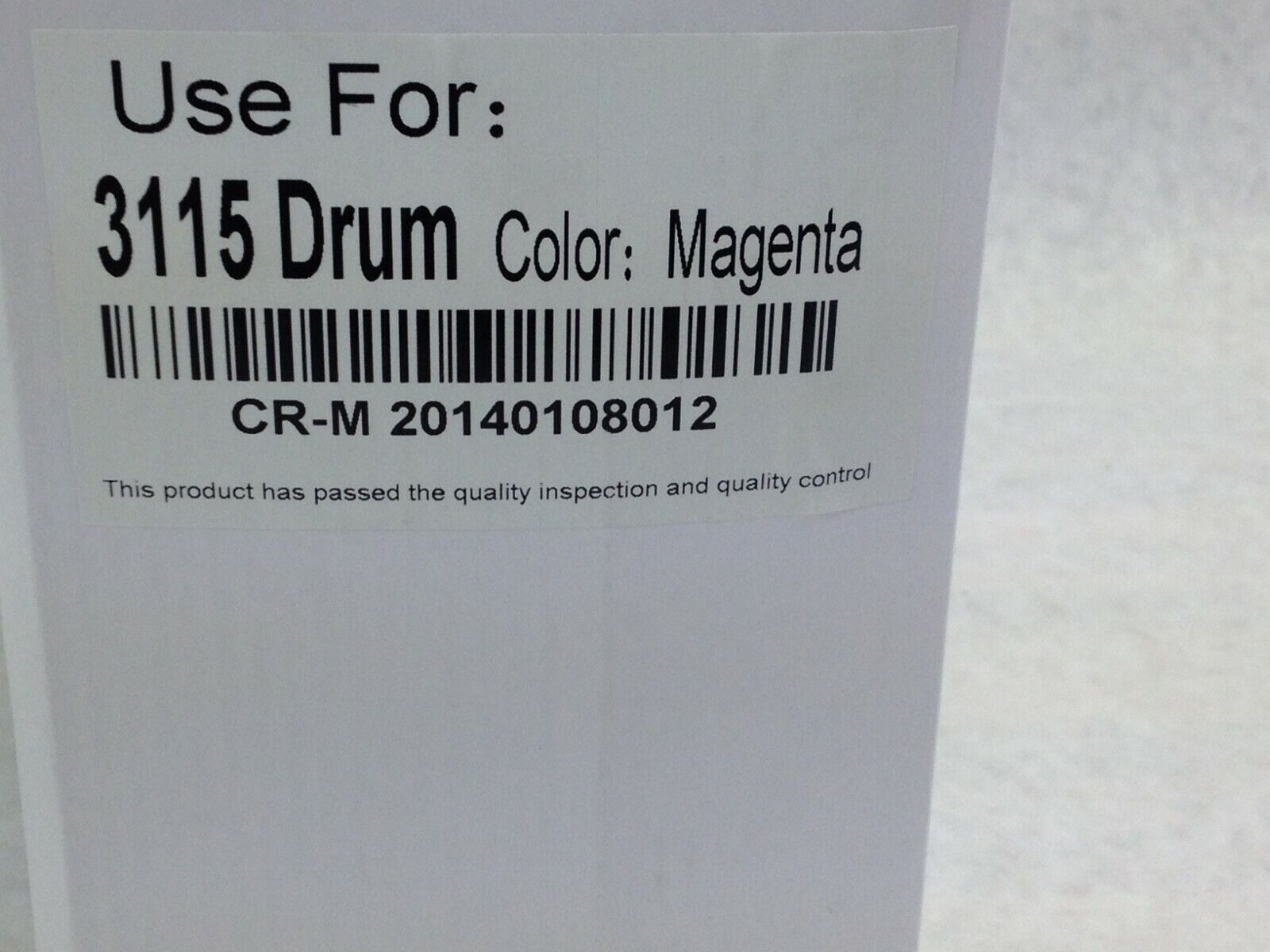 D3115 - OW Magenta Drum Cartridge  OW1308718107  CR-M 20140108012 Factory Sealed