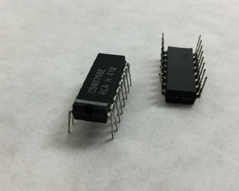 Genuine RCA CD4076BE 16-Pin Dip Integrated Circuit  Lot of 24