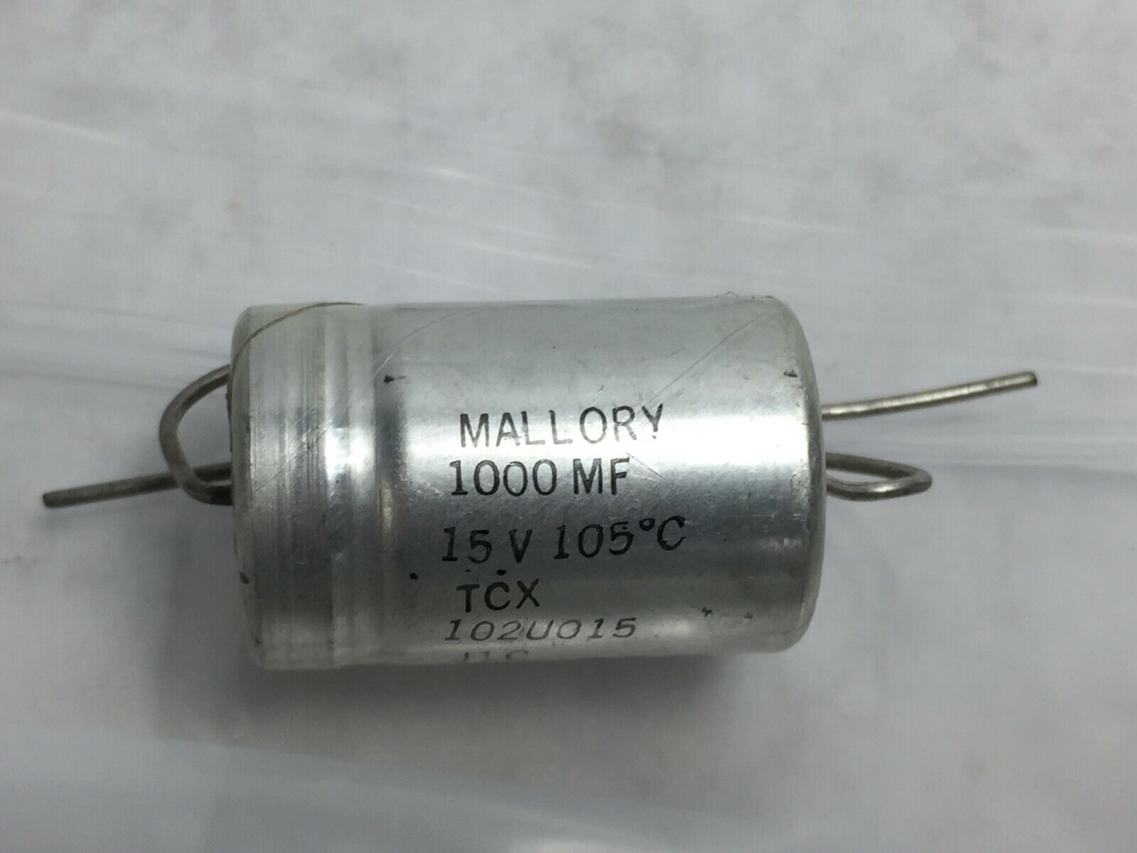 NOS Mallory Capacitor TCX102U015J1C  1000uF 15VDC   Lot of 8
