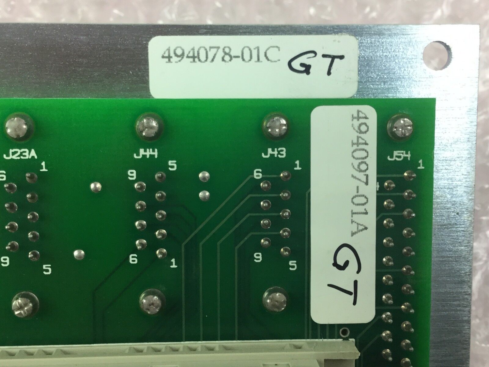 MTS TestStar II 494097-01A Circuit Board and Plate