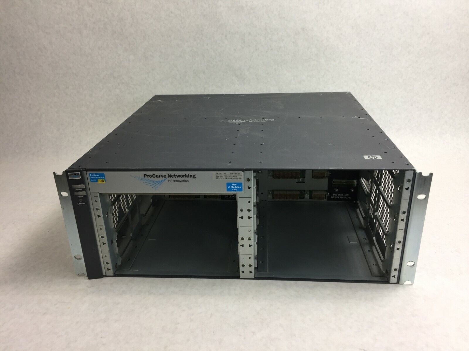 HP ProCurve J8697A 5406zl Managed Switch Chassis Only