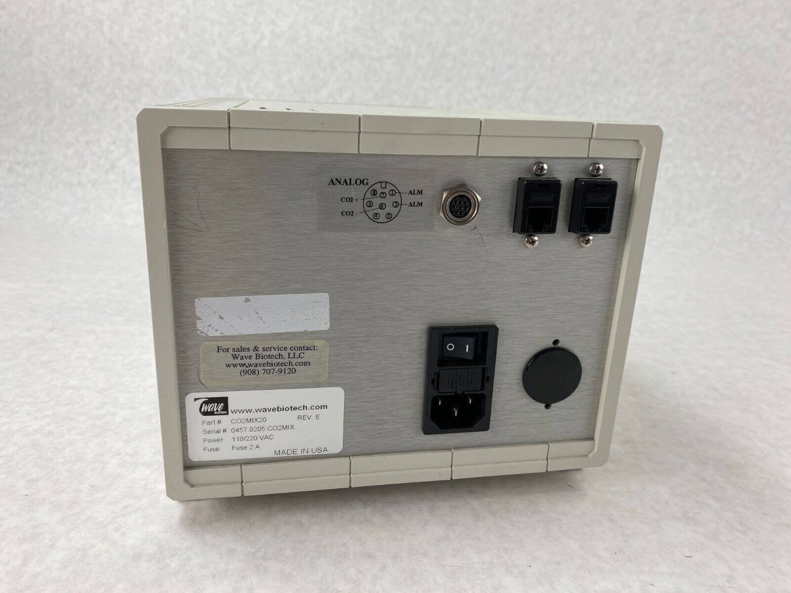 Wave Biotech CO2MIX20 GE Healthcare Bioreactor CO2 Air Mixer Controller