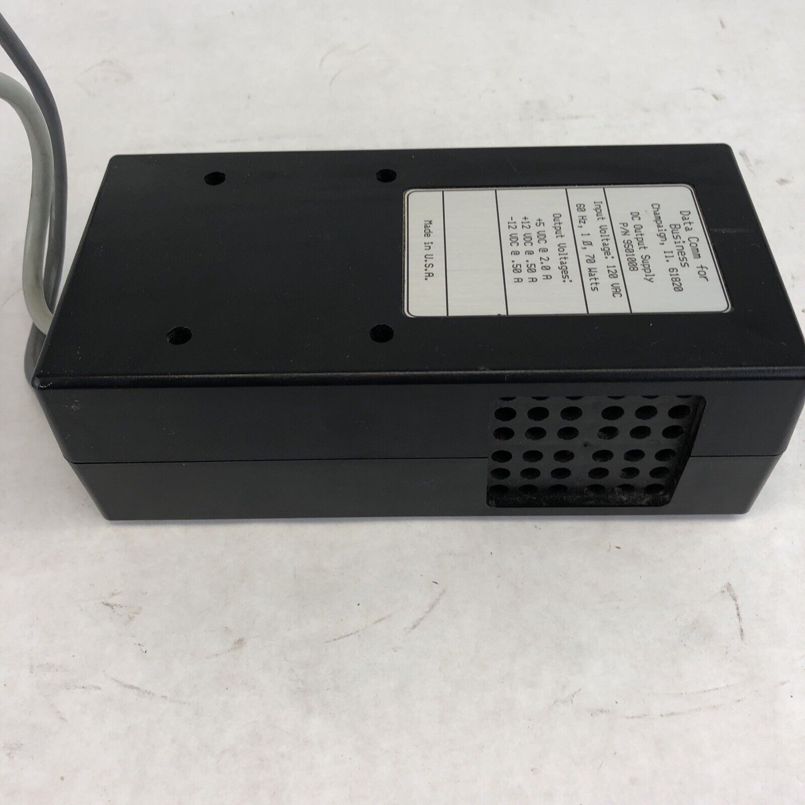 DataComm 9501008 DC Output Supply 60HZ 70 WATT-5