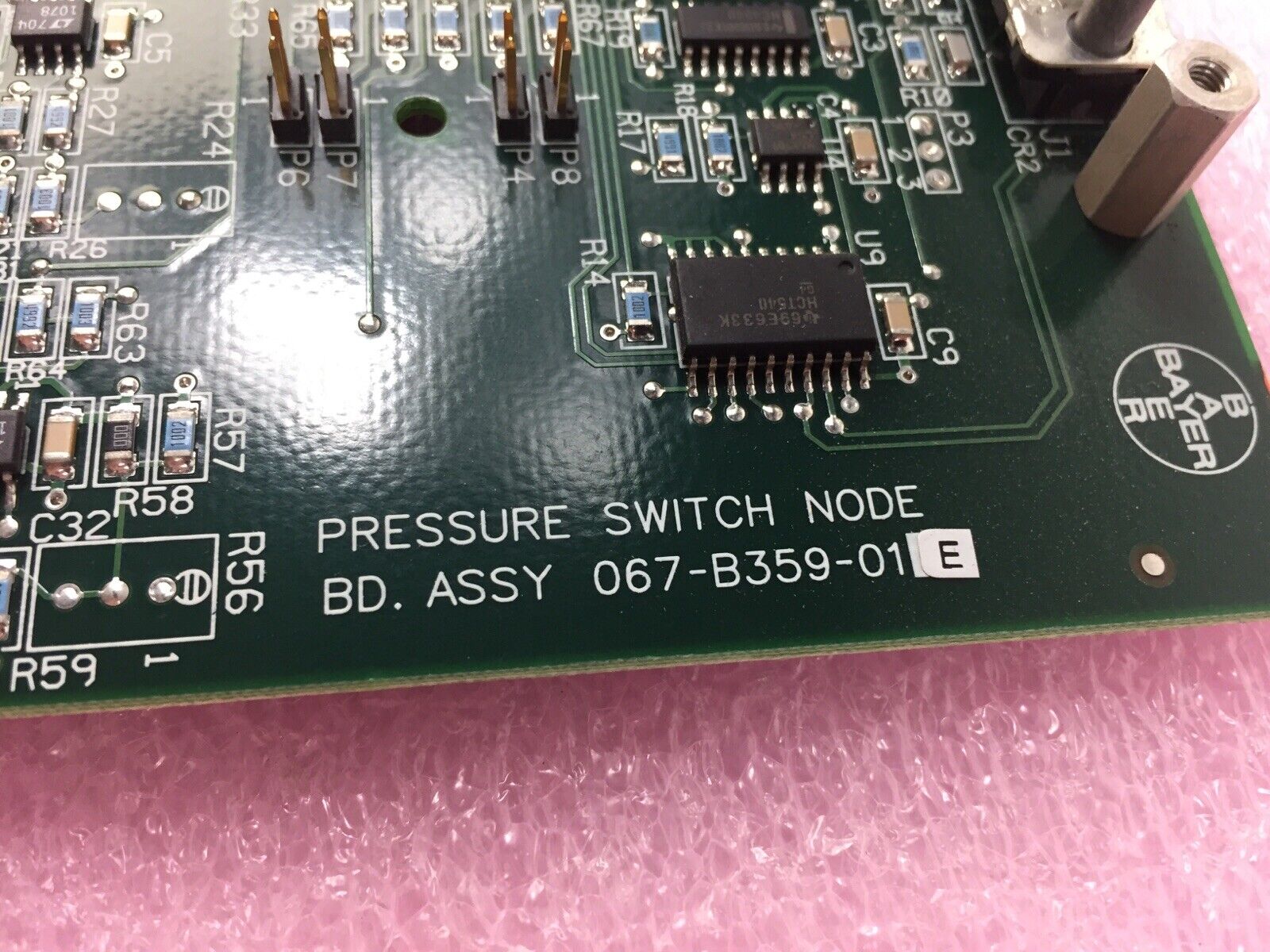 Siemens Bayer 067-B359-01E - Pressure Switch Node Board - 067-1166-01B