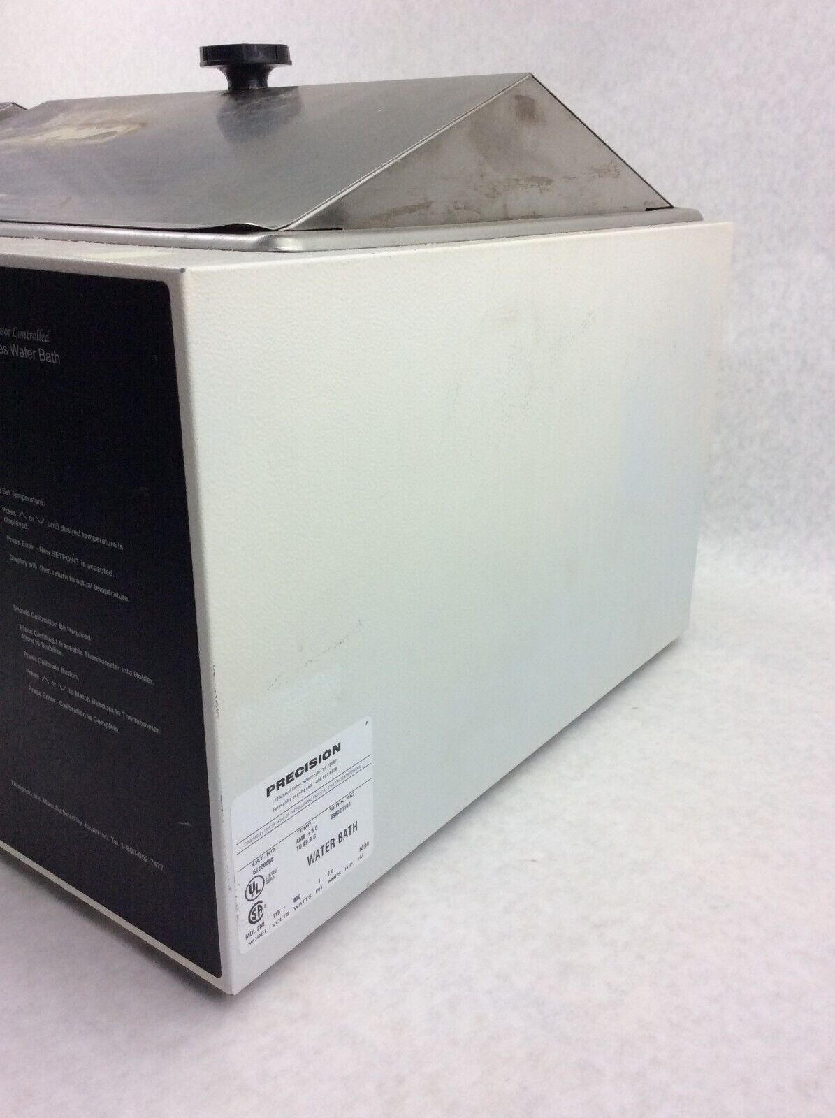 Precision Scientific 280 Series 288 51220058 Dual Bin Water Bath