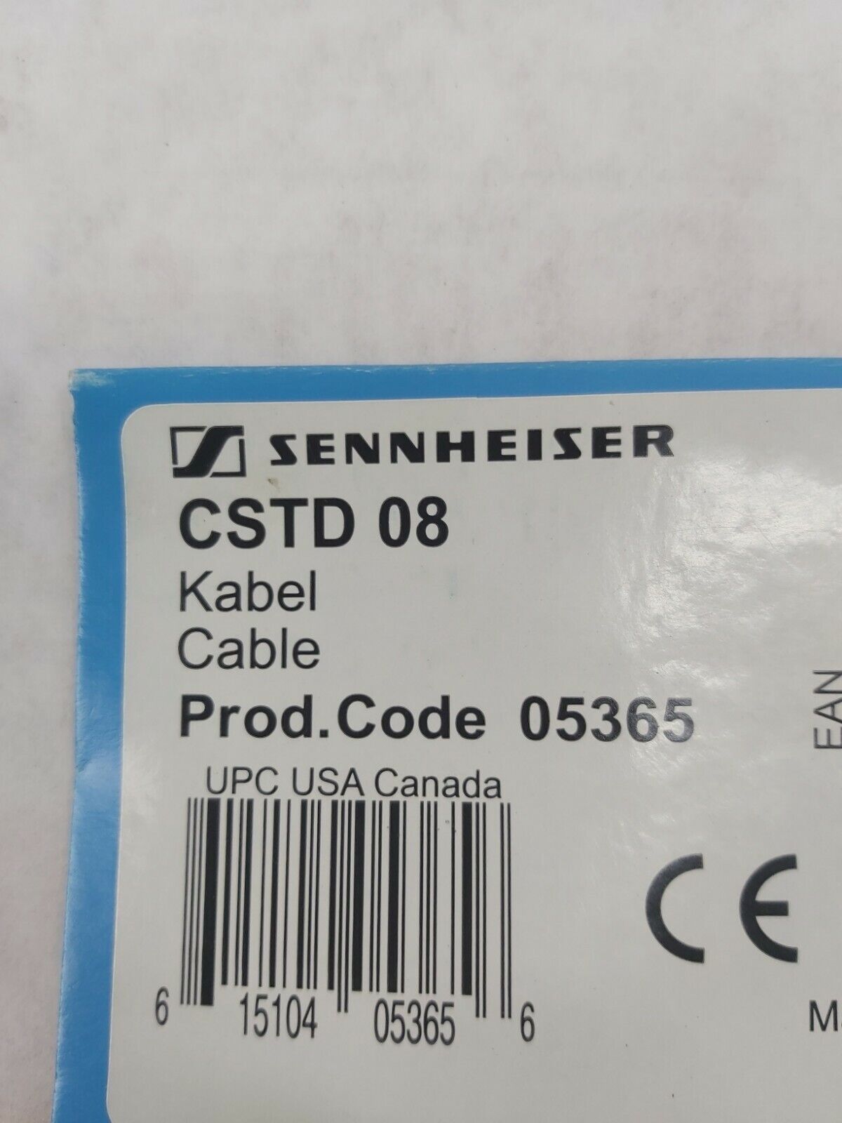 Sennheiser CSTD 08 Quick Disconnect Cable 05365