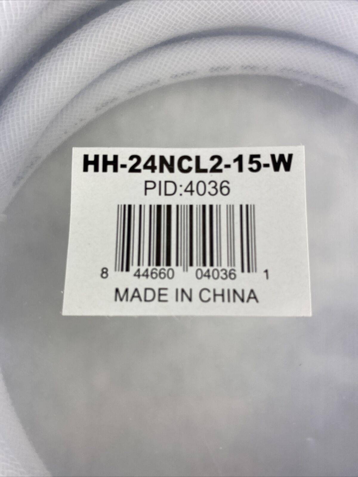 Monoprice HH-24NCL2-15-W  15Ft High Speed HDMI Cable White PID 4036