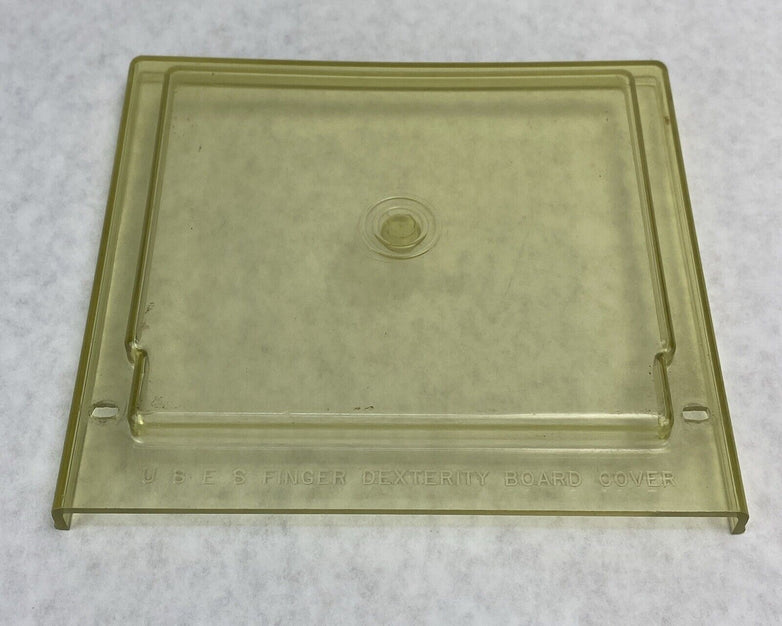 Vintage USES Finger Dexterity Board Beige Tint Cover
