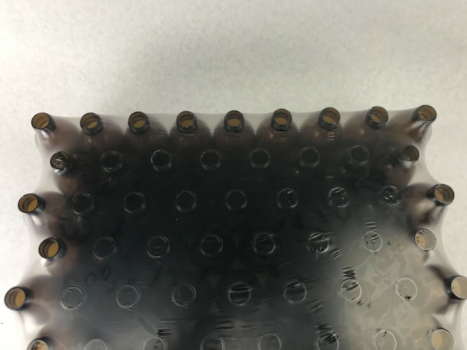 Lot of 60 250ml Brown Glass Bottles Chemistry Science Lab No Caps