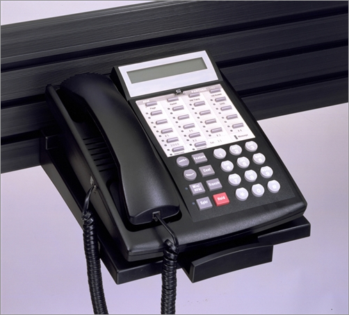 Custom Accents CPF 1005 Phone Shelf for Slatwall II or III Office Cubical