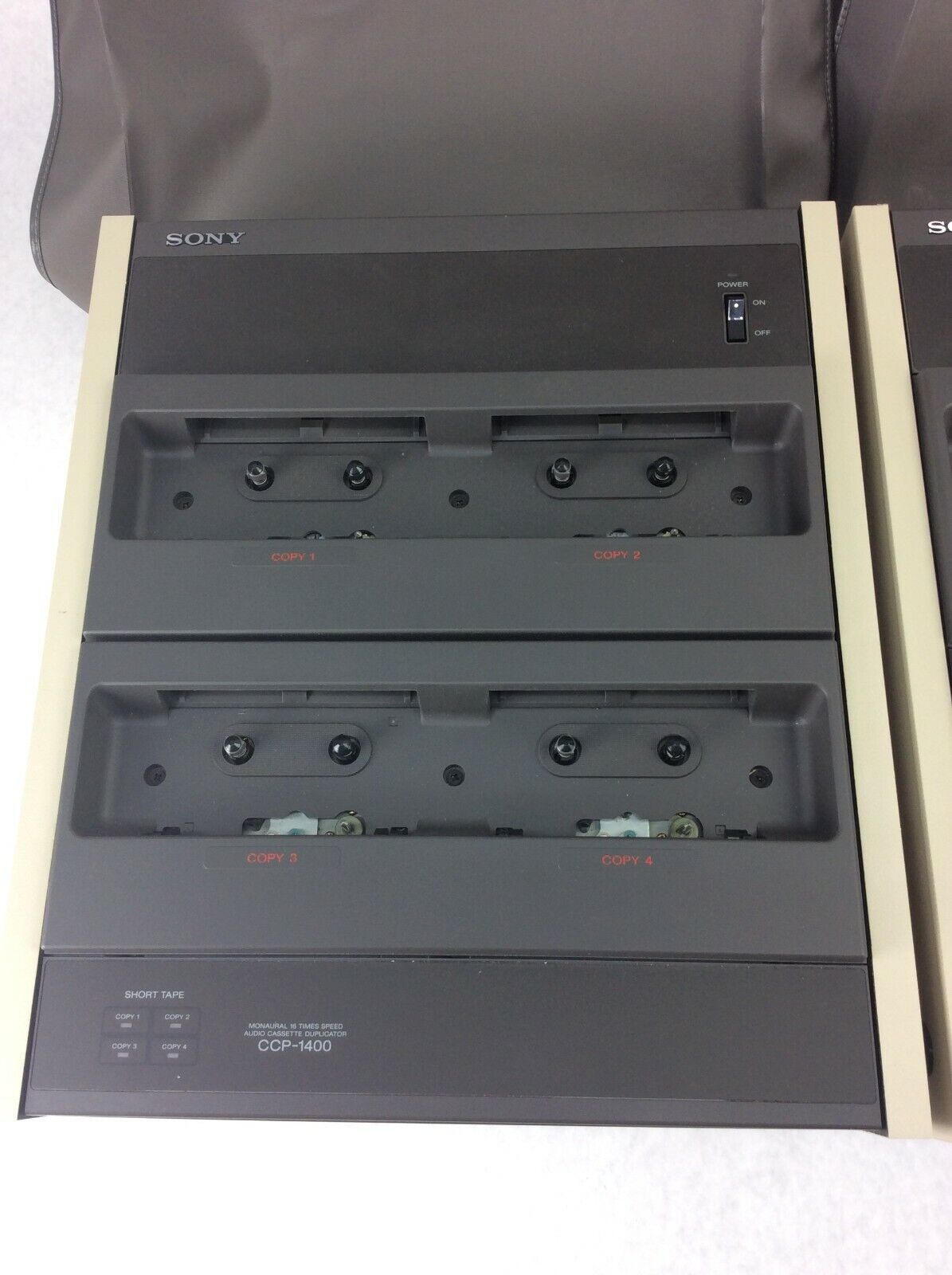 Sony CCP-1300 & CCP-1400 Analog 16x Tape Duplicator Pair