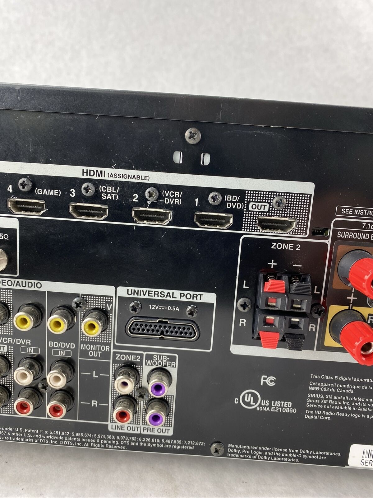 Onkyo HT-RC360 7.2 Channel Network Audio Video Receiver NO SOUND parts repair