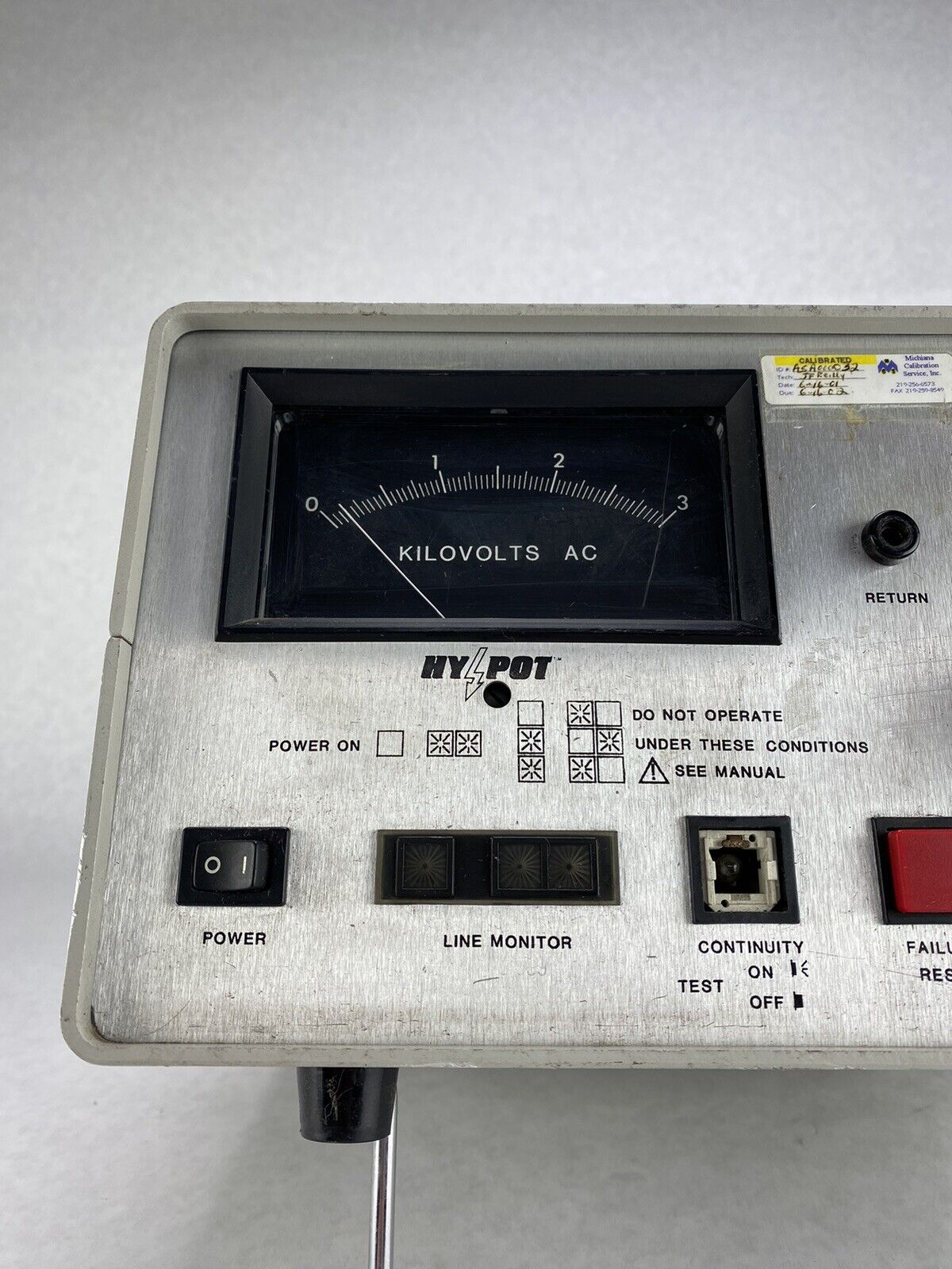 Associated Research 4040AT AC/DC Hypot Ground Continuity Test Set SOLD AS IS