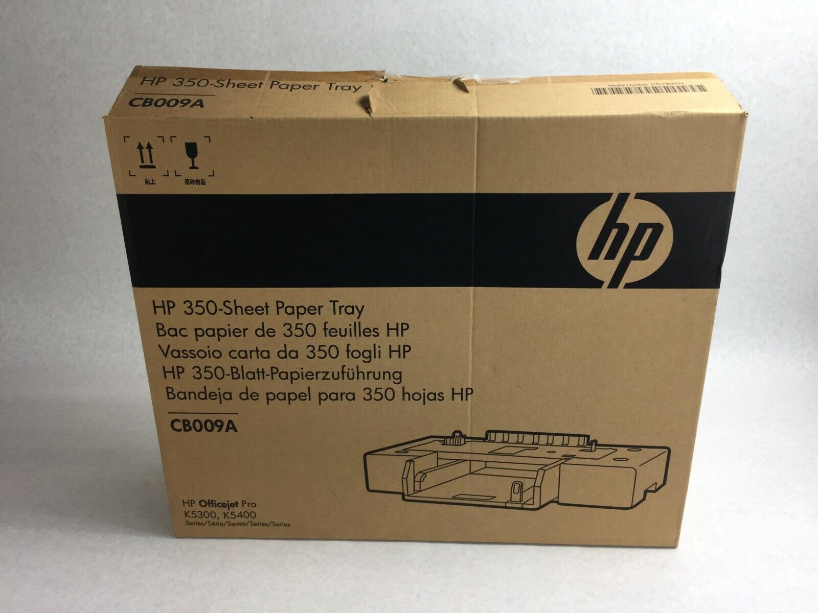 HP Officejet Pro K5300 K5400  350 Sheet Paper Tray  CB009A   NIB