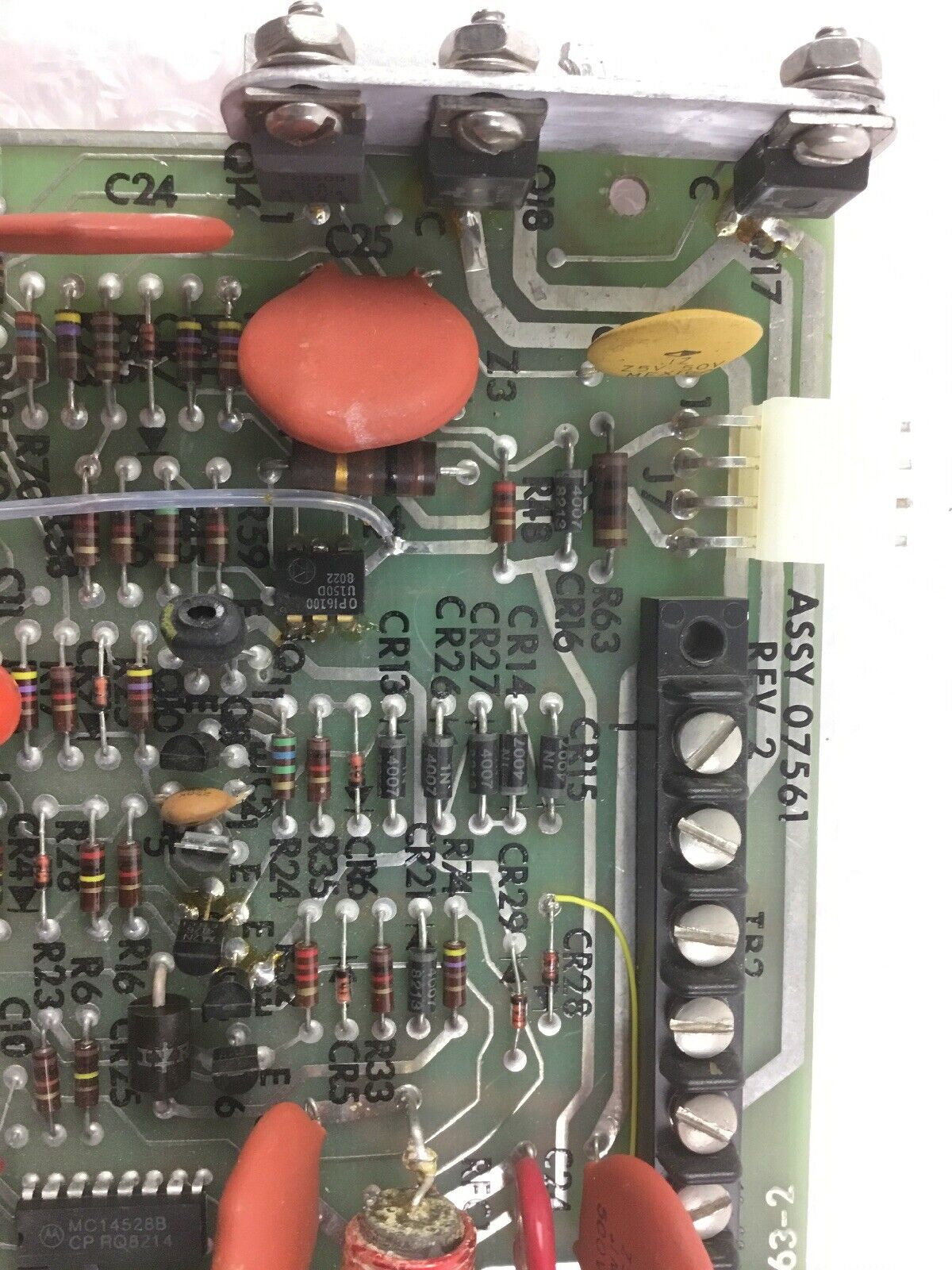 Vintage Unbranded Assy 07561 Rev 2 F07563-2 and B07563-2 Circuit Board