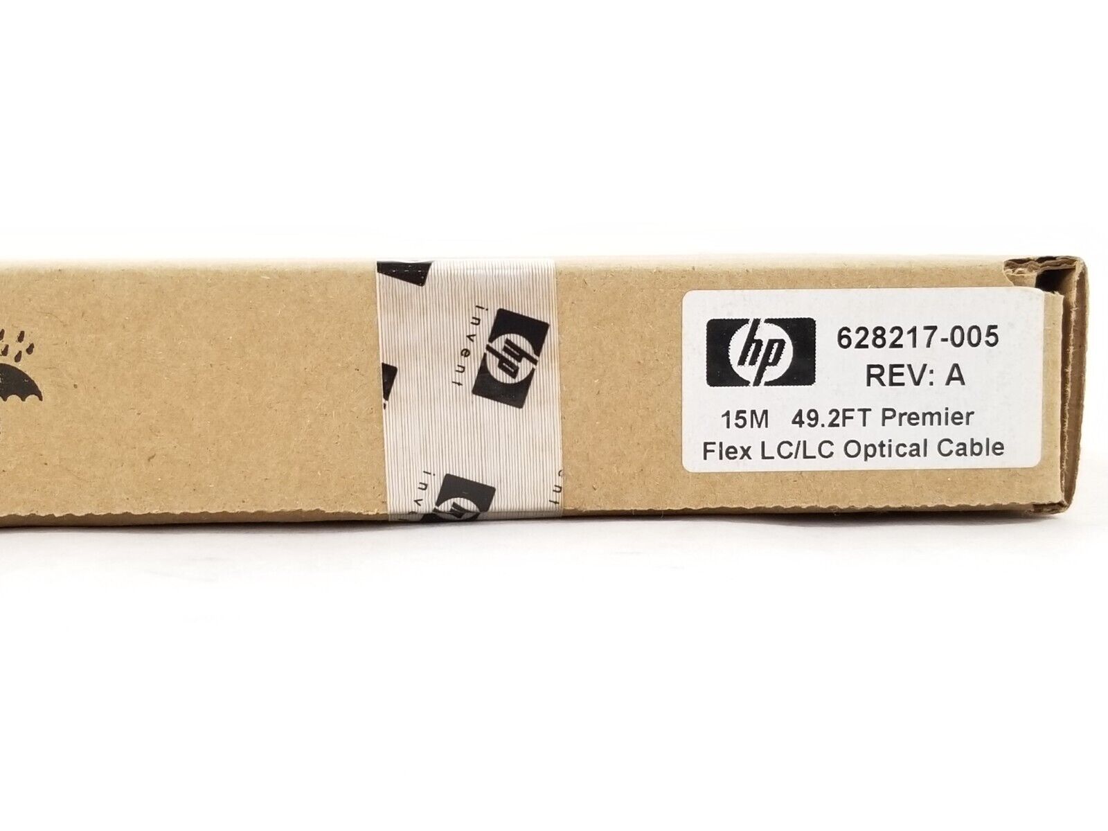 Genuine HP 628217-005, 49 ft, 15M, Premier Flex LC/LC Optical Cable, 627722-001